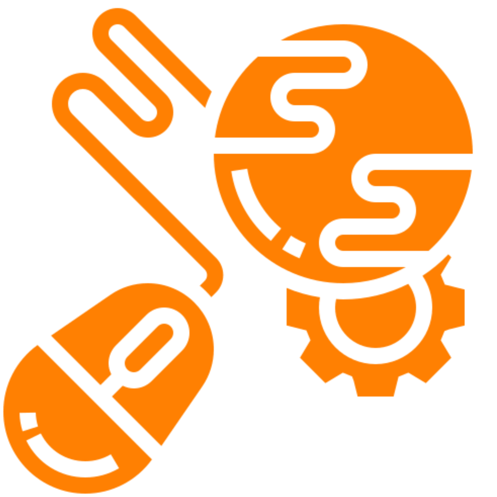 Abstract tech design with globe and gear