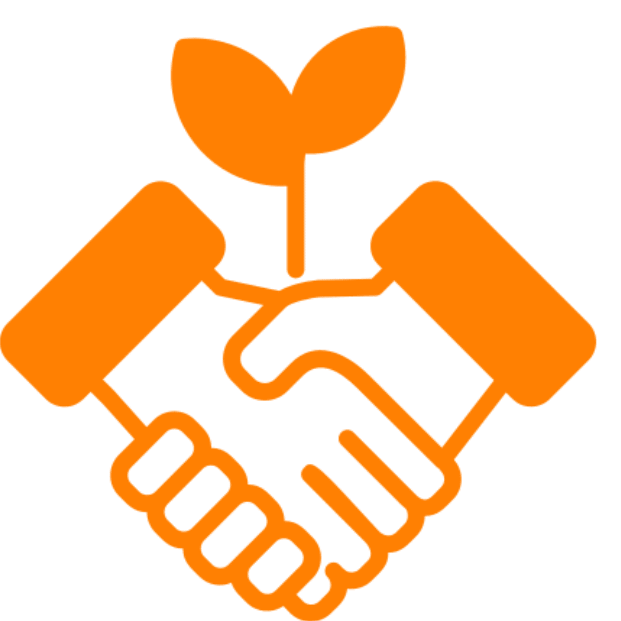 Partnership and sustainability graphic