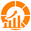Growth chart inside circular design